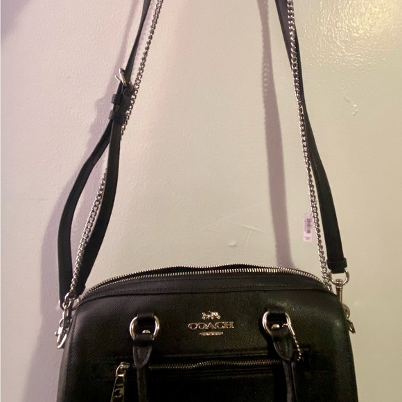 Beautiful brand new black coach bag. - Picture 4 of 6
